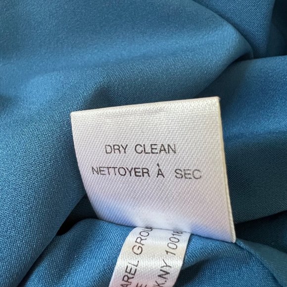 Marc New York Zipper Skirt Colorblock Dress Blue Black Andrew Marc size 6 - Picture 13 of 14